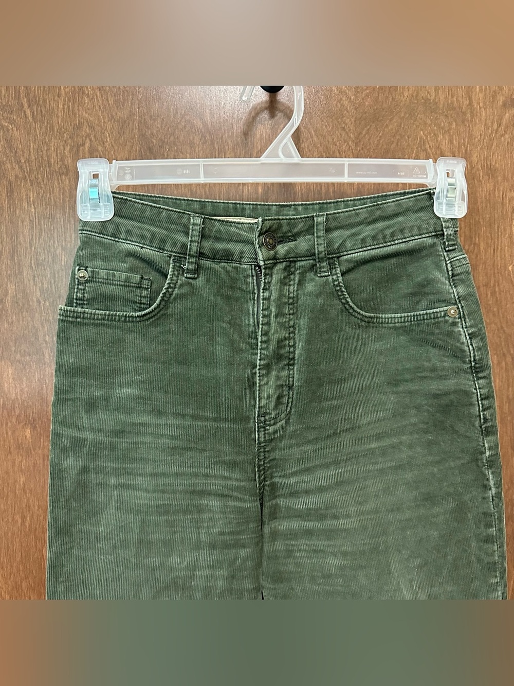 Anthropologie Pilcro High Waisted Corduroy pants size 25 wide leg boho 90s - Picture 2 of 8